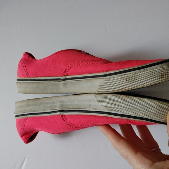 Vans Hot Pink Low Top Shoes mens 7.5 womens 9 - Picture 6 of 6